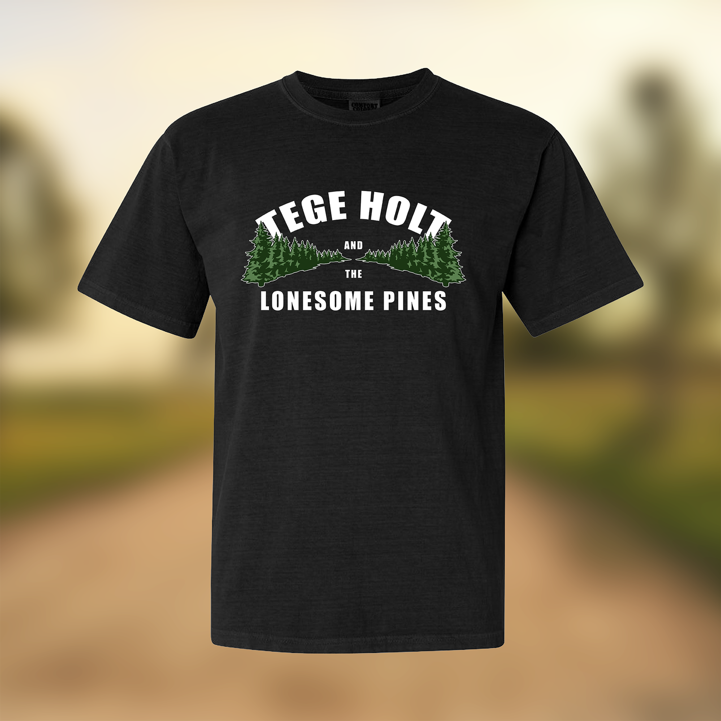 Tege Holt & The Lonesome Pines Black T-Shirt